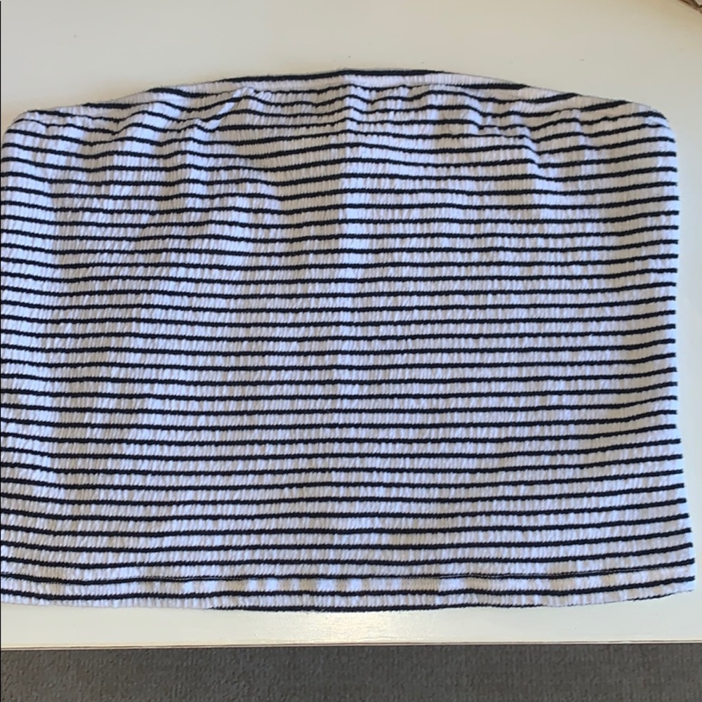 stripped tube top
